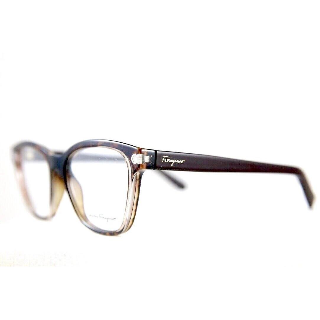 Salvatore Ferragamo eyeglasses  - Clear , Brown Frame 0