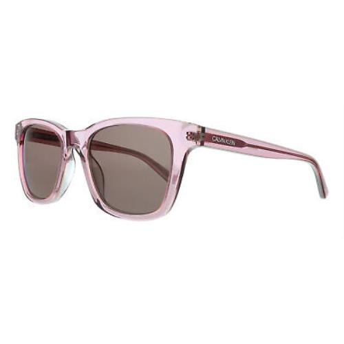 Calvin Klein CK20501S 535 Crystal Mauve/rose Aviator Sunglasses