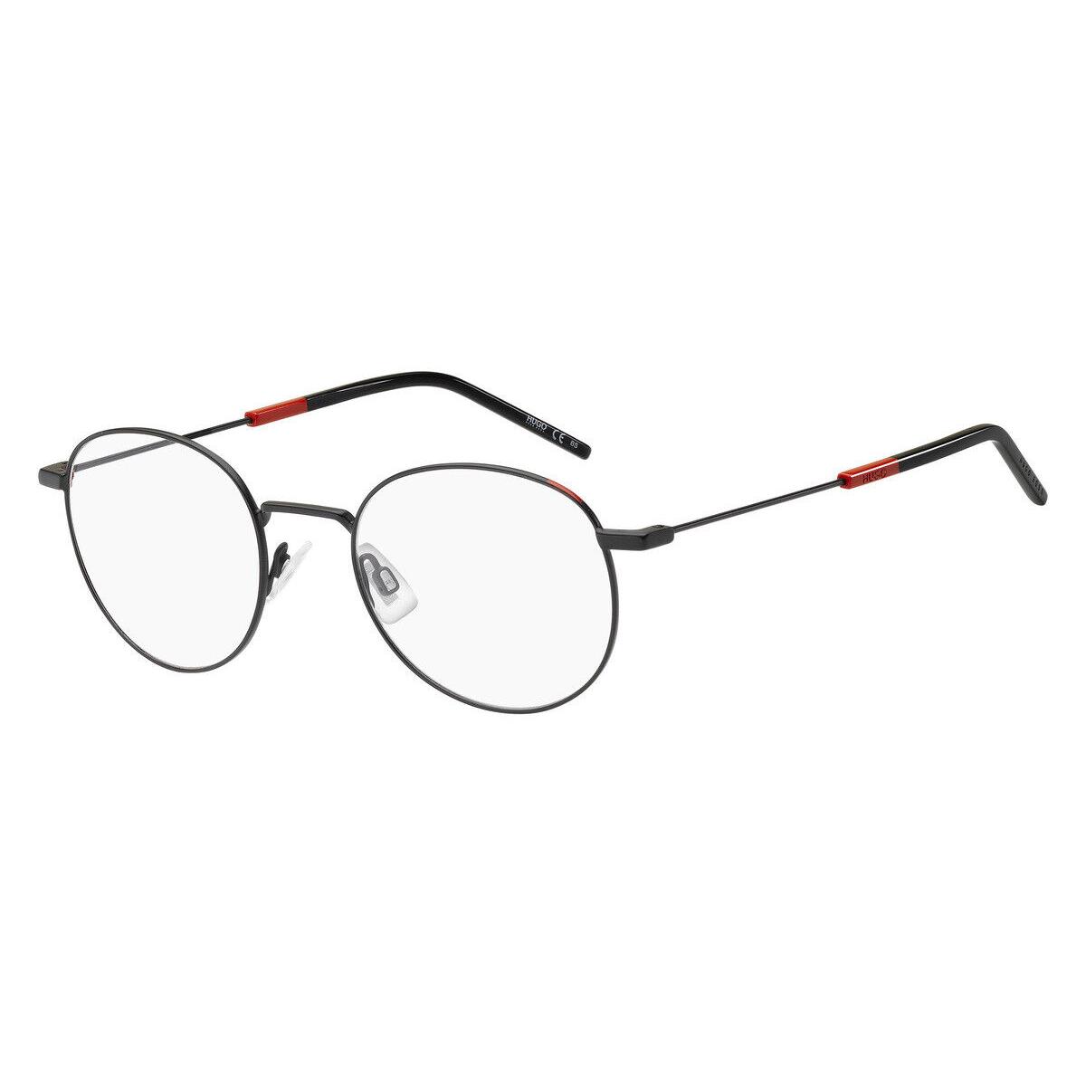 Hugo Boss 1122 Eyeglasses Men 0BLX Bkrt Crystal Red Oval 51mm