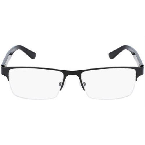 Lacoste L2237 Eyeglasses Men Matte Black Rectangle 55mm