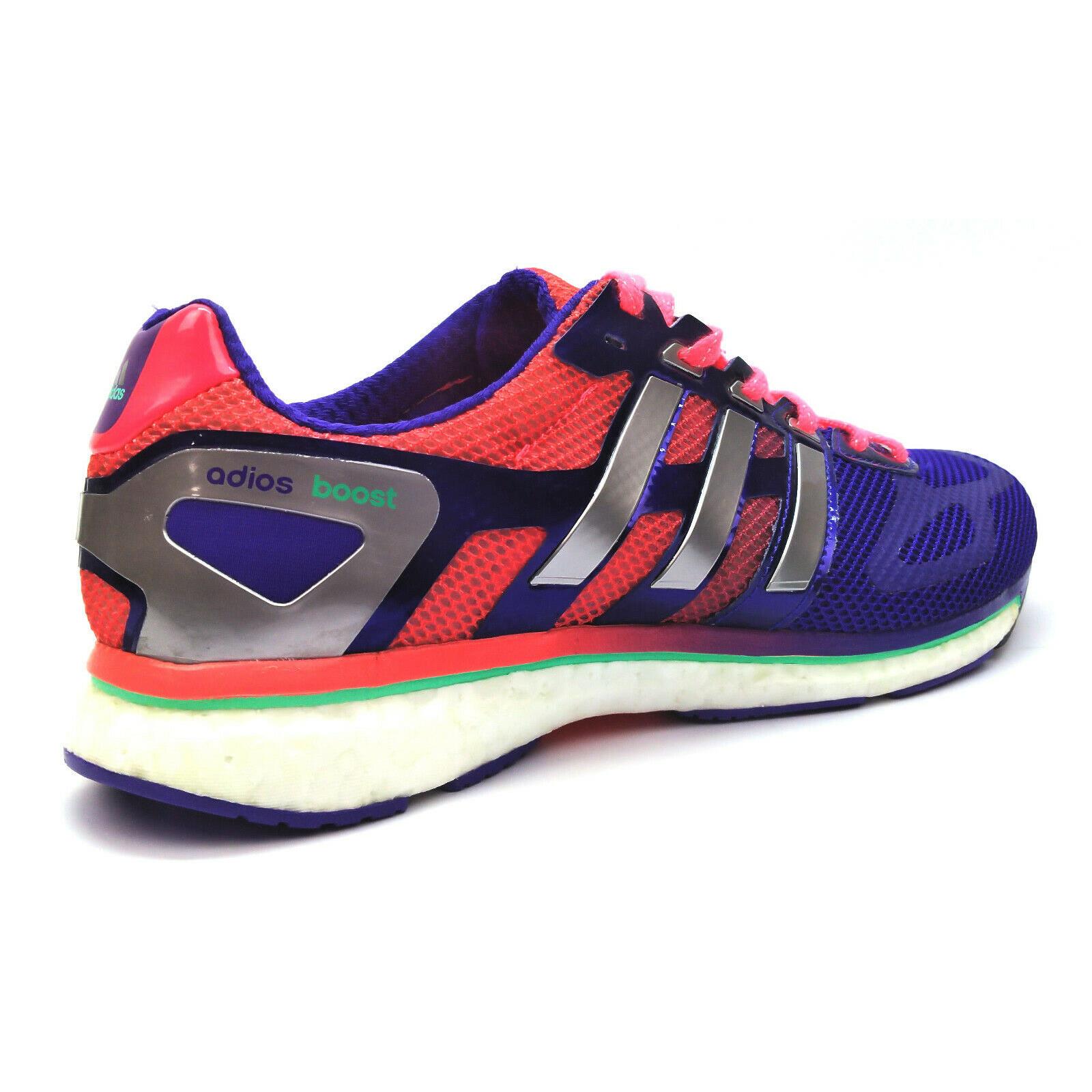 Adidas Adizero Adios Boost Women`s Lace Up Round Toe Running Shoes ليتون