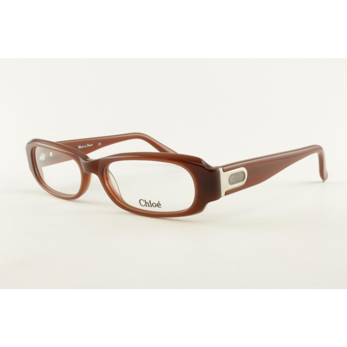 Chloe Glasses CL 1147 C03 Brown Silver 52mm Eyeglasses Frames RX