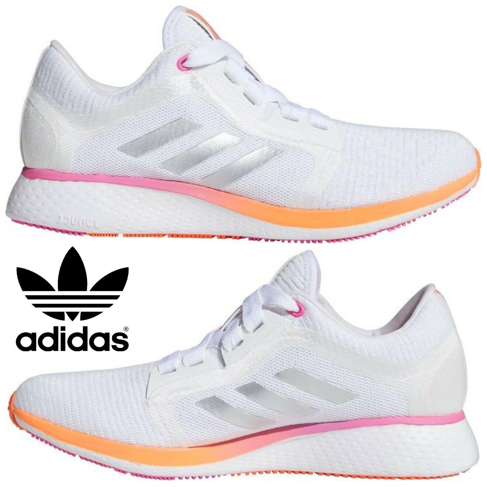 Adidas Edge Lux 4 Women`s Sneakers Sport Running Gym Comfort Athletic Shoes - White , WHITE/PINK/YELLOW Manufacturer