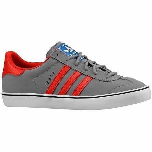 Adidas Samoa Vulc J Junior Big Kid Shoe Grey / Red / White C77190 - Multicolor
