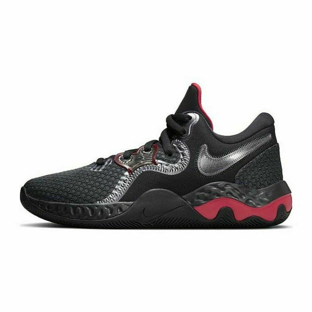 Nike Men`s Renew Elevate II Black Basketball Shoes CW3406-002