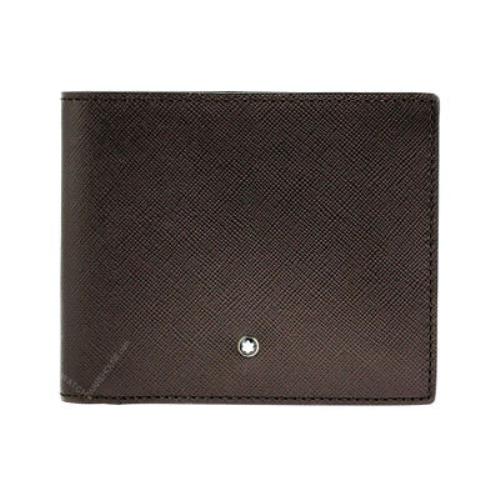 Montblanc 113212 Sartorial Logo Emblem 8cc Brown Leather Wallet