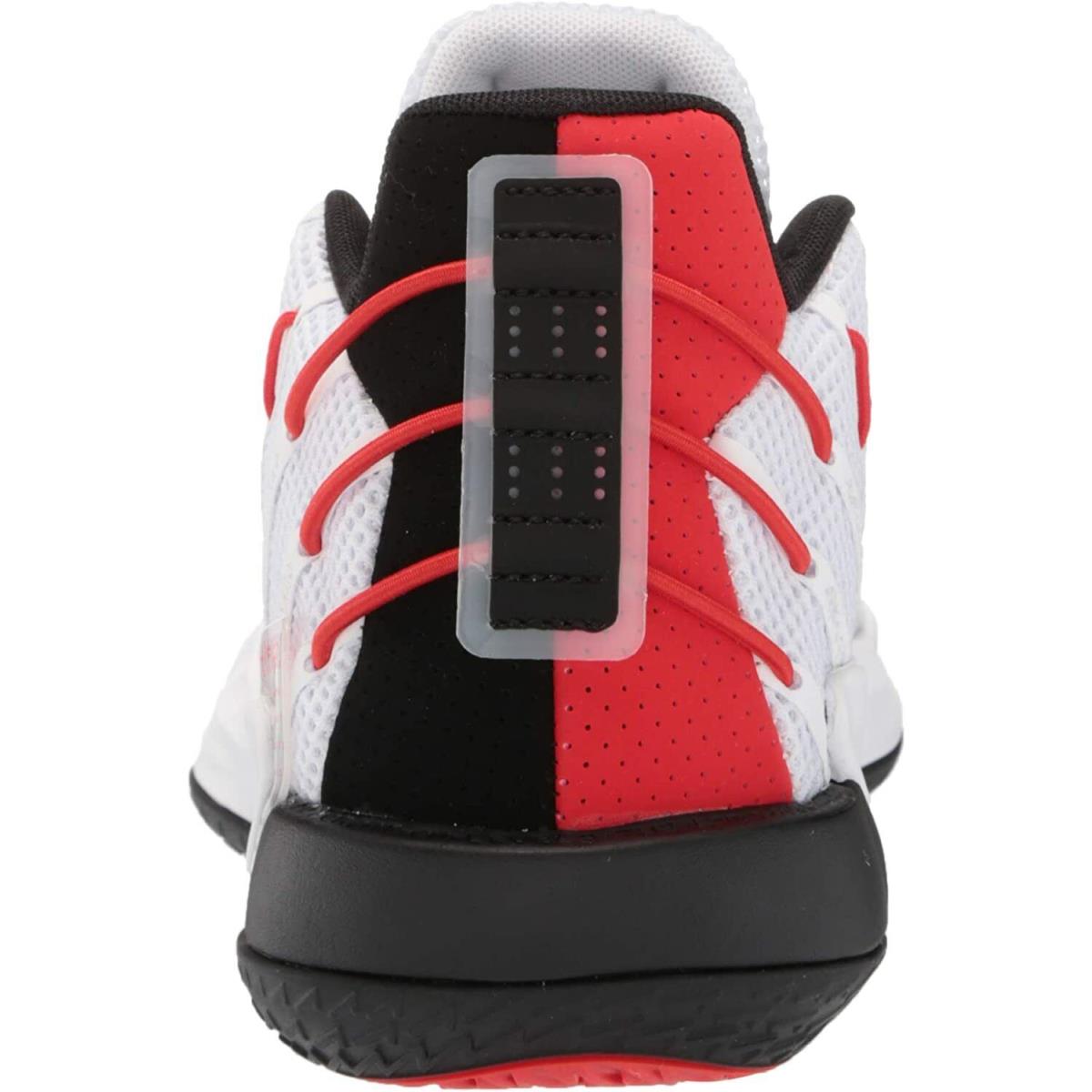 Adidas shoes Dame Mcdaag - White/Black/Scarlet 3