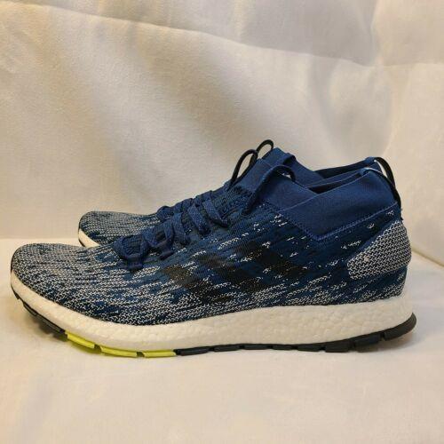 Adidas Pureboost Rbl Athletic Running Shoes Blue Green F35783 Men`s Size 13
