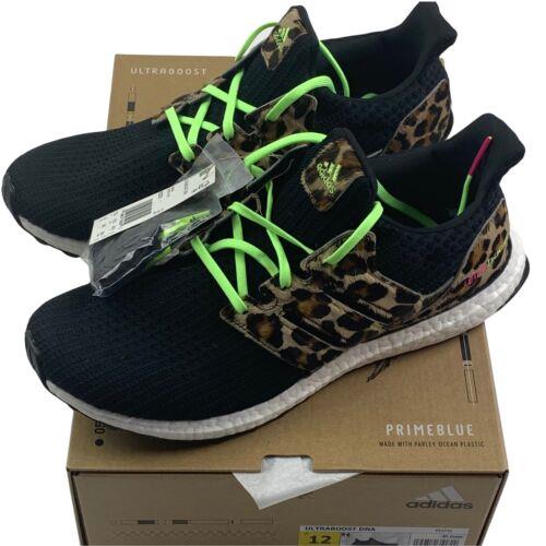 Adidas Ultraboost Dna Men`s Running Shoes Animal Pack Leopard Black Sz 12 FZ2731
