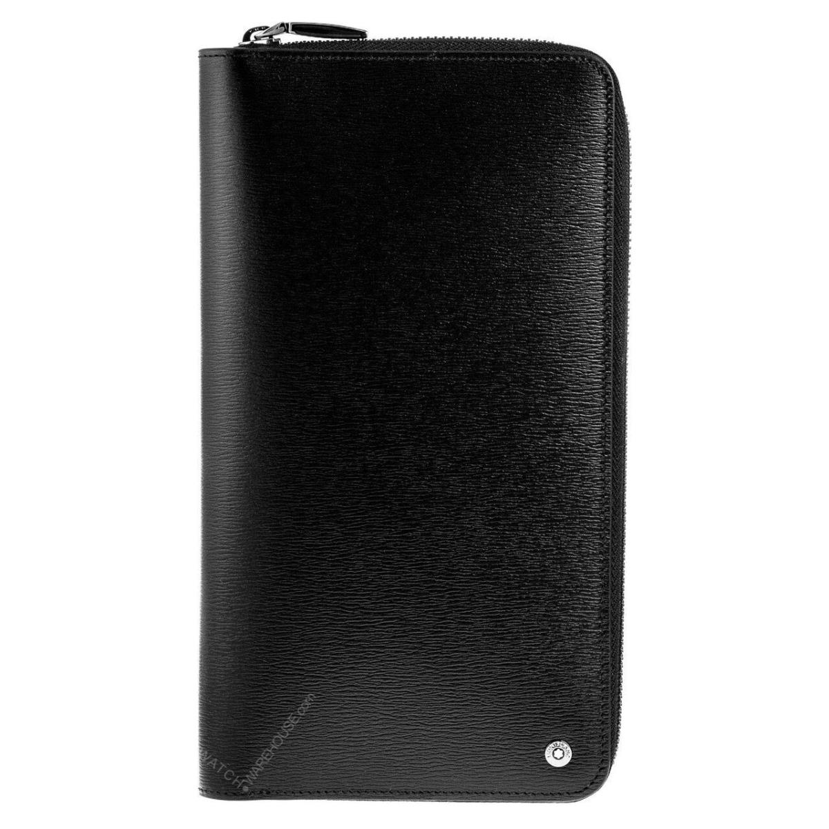Montblanc Westside Collection Black Leather Long Wallet 114695
