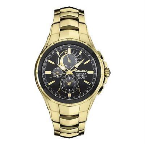 Seiko Men`s Coutura Stainless Steel Solar Chronograph Watch