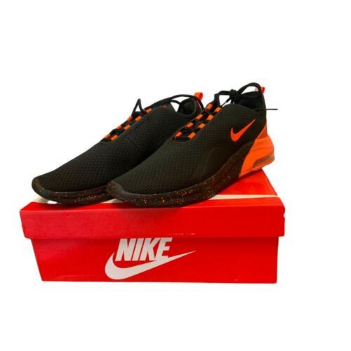 mens orange and black nike shoes