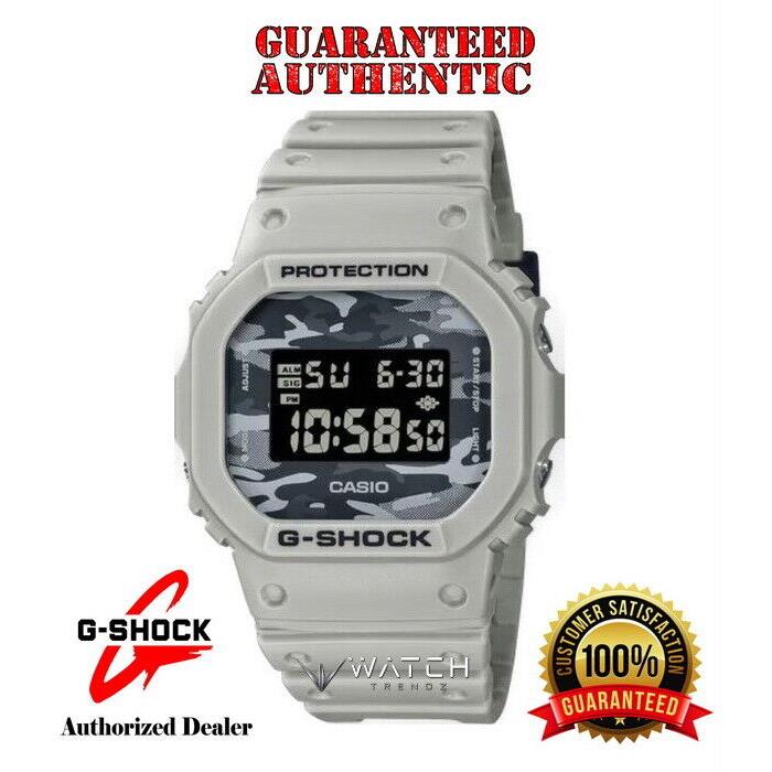 Casio G-shock DW5600CA-8 Camouflage Motif Dial Digital Gray Watch