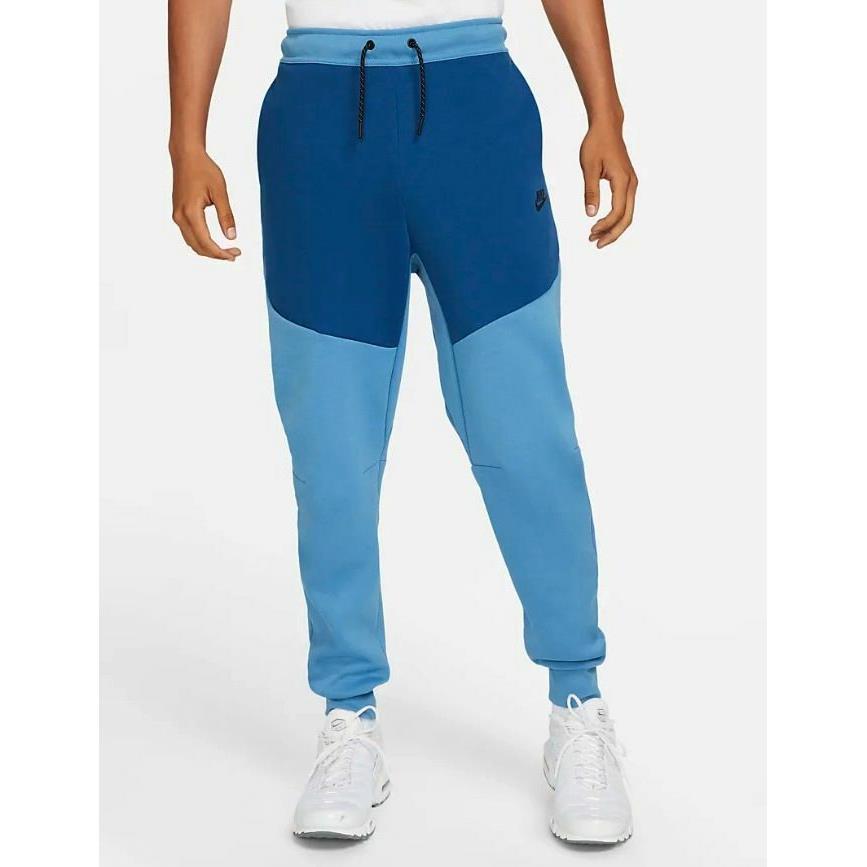 Nike Sportswear Tech Fleece Joggers Pants Tapered Cuffed Dutch Court Blue 2XL