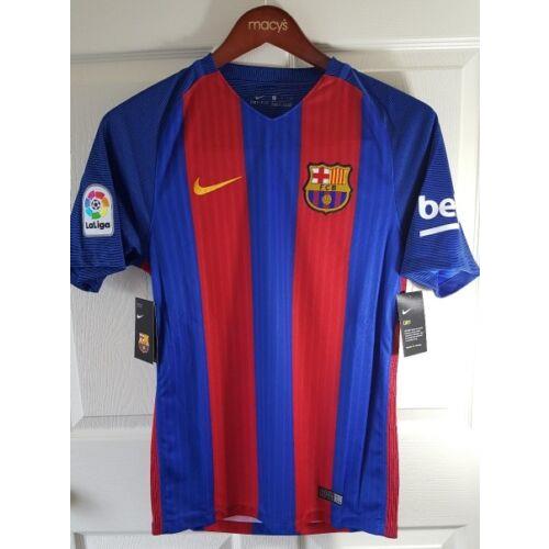 Nike Barcelona Fcb Home Soccer Jersey Men`s 776850-481 Size Small
