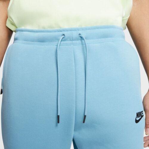 nike tech fleece joggers cerulean