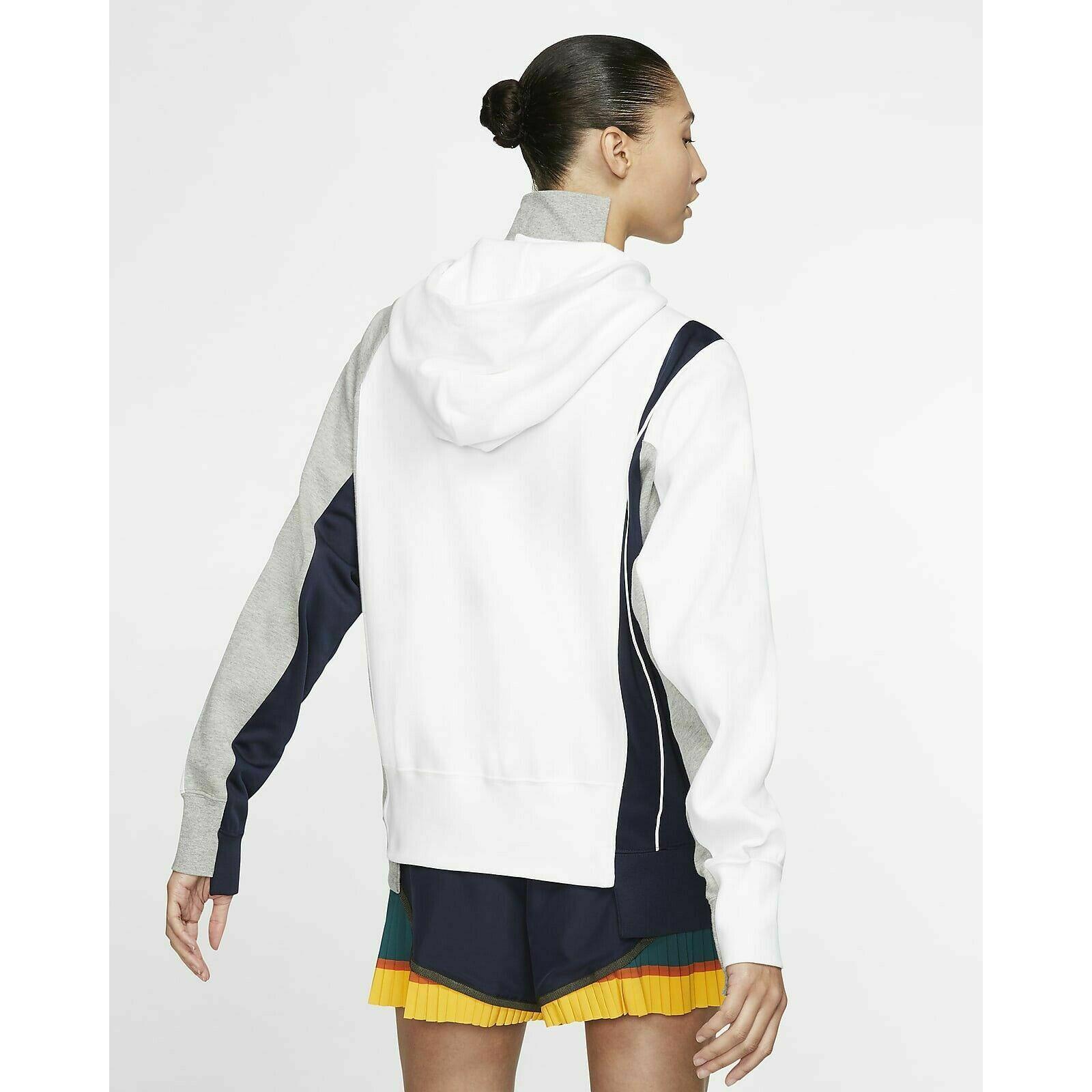 nike sacai double zip hoodie