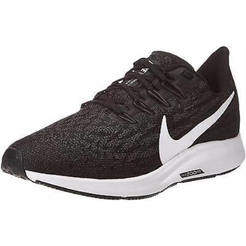 Nike Women`s Air Zoom Pegasus 36 Running Shoes - Black/White-thunder Grey , Black/White-thunder Grey Manufacturer