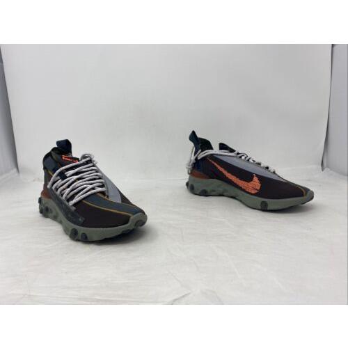 Nike Men s React WR Ispa Running Shoe Velvet Brown/orange Size 4M US