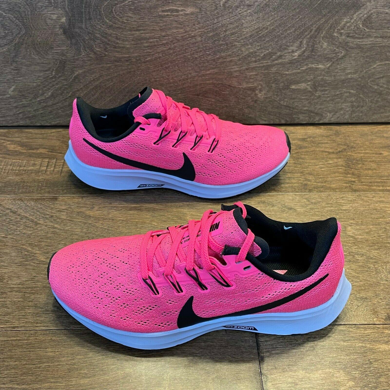 black hot pink nike shoes