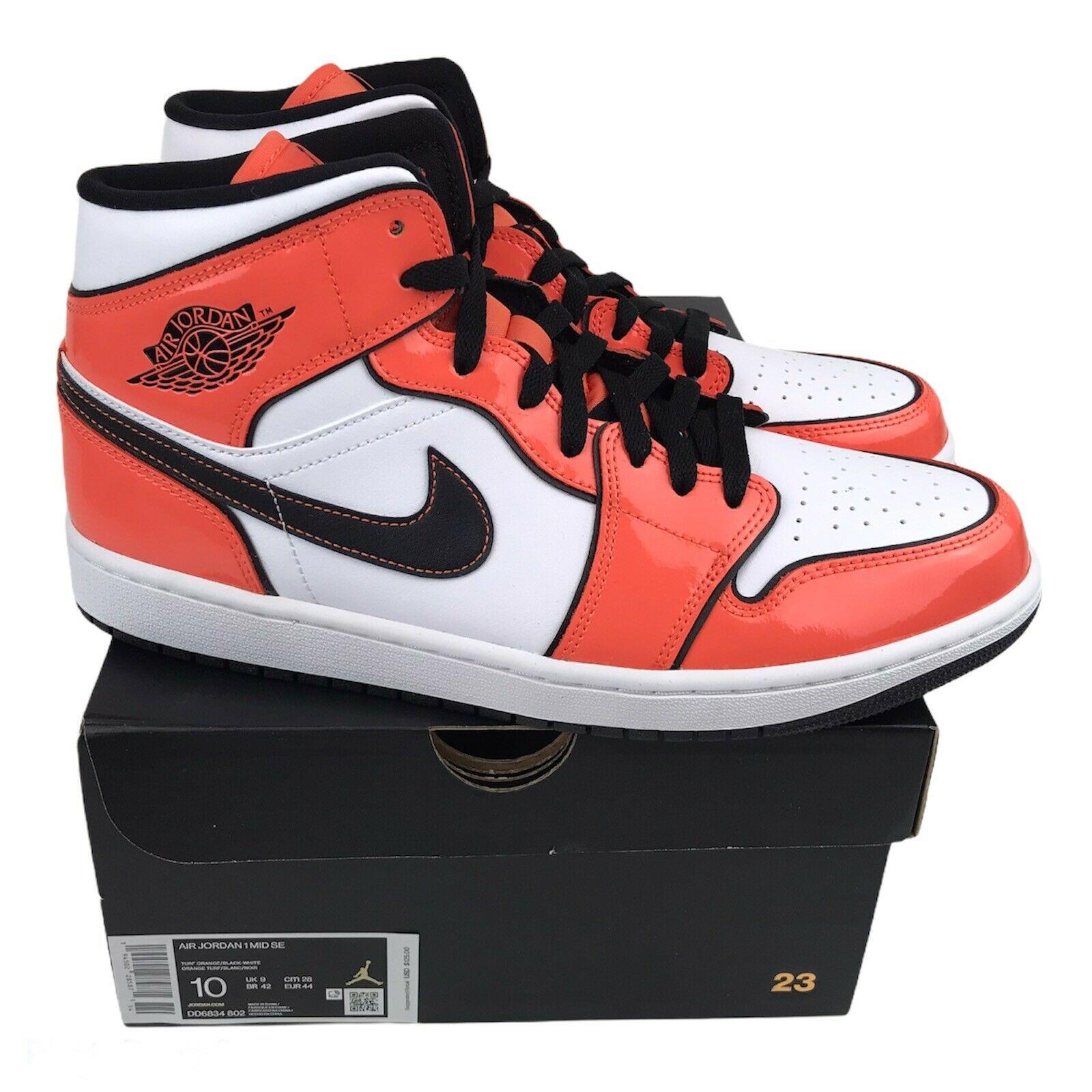 turf orange jordan 1 mens