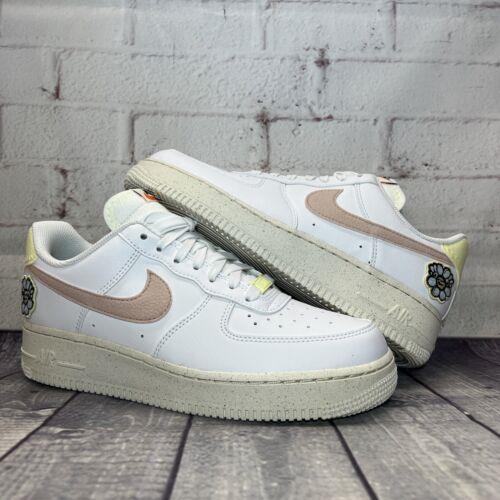 Nike Air Force 1 Low 07 SE Nature White Pink Shoes DJ6377-100 Women s Size 9