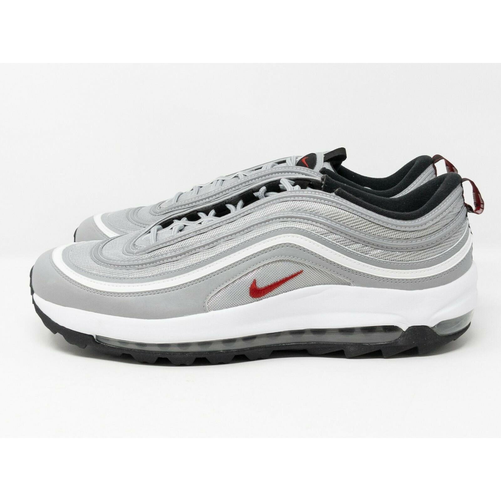 Nike Air Max 97 G Golf Shoes Silver Bullet CI7538-001 Men`s Sz 13 