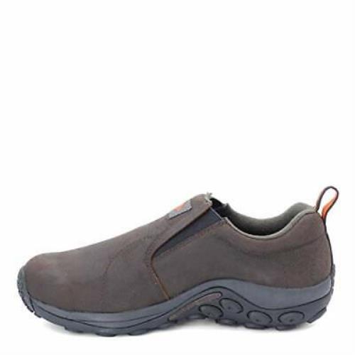 MERRELL WORK Men's Jungle Moc Leather SR Soft Toe Work Shoe Espresso E J099323