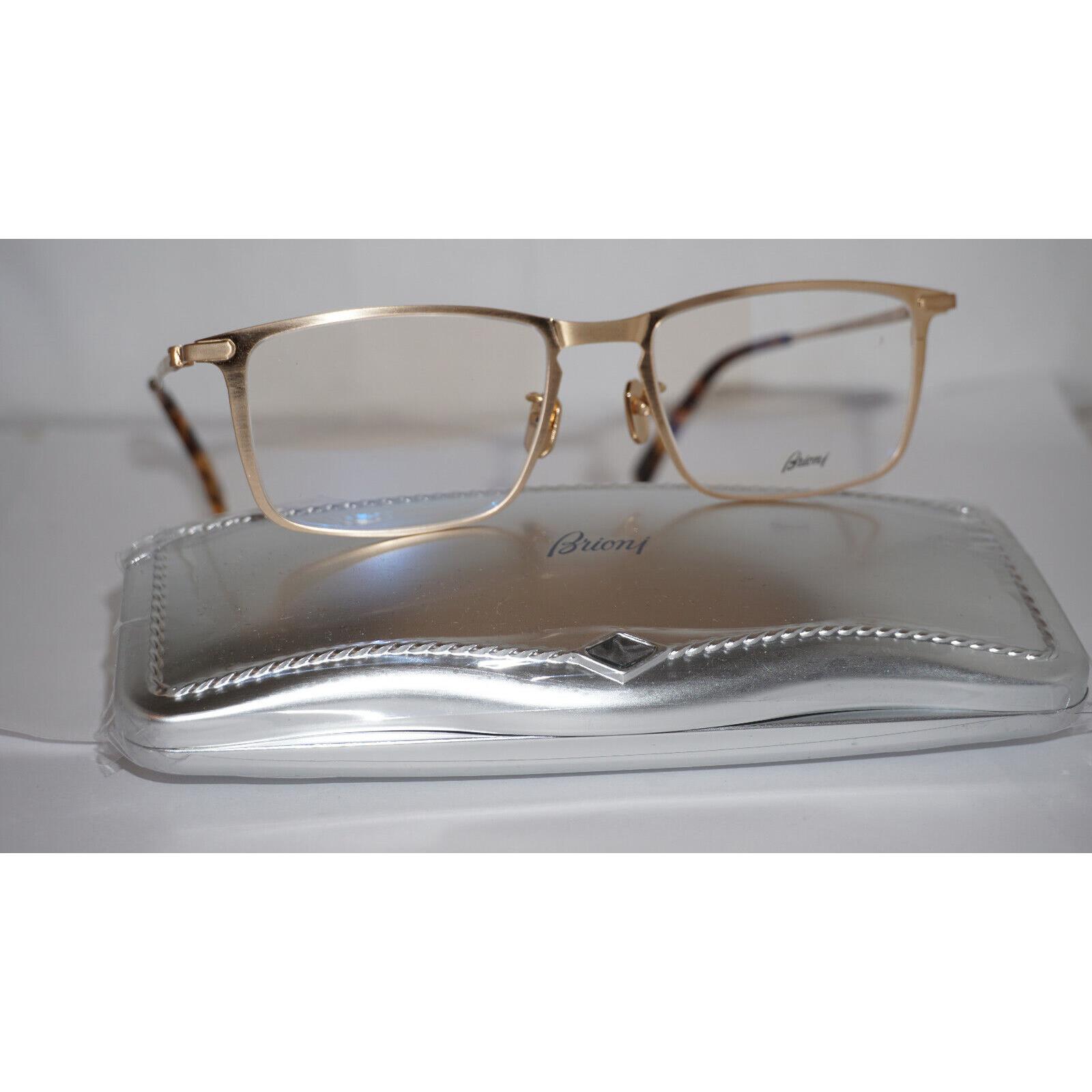 Brioni Eyeglasses RX Gold Aviator Titanium BR0011O 003 59 13 145