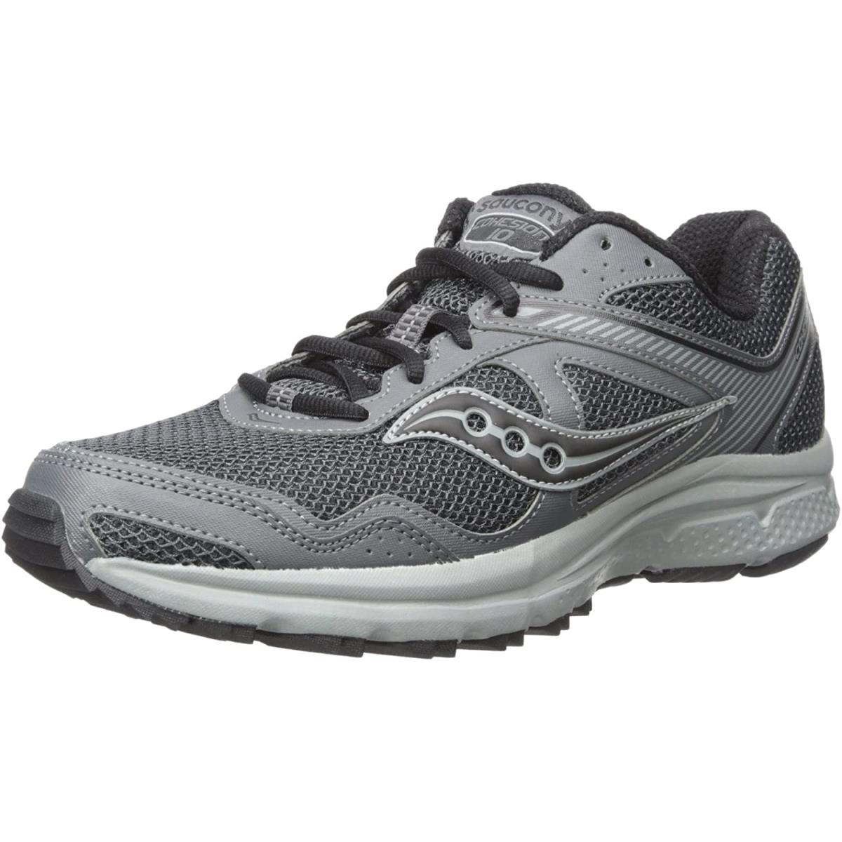 Saucony Men`s Cohesion 10 Running Shoe Charcoal