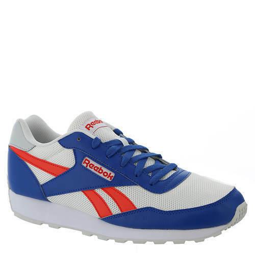 blue and red reebok shoes