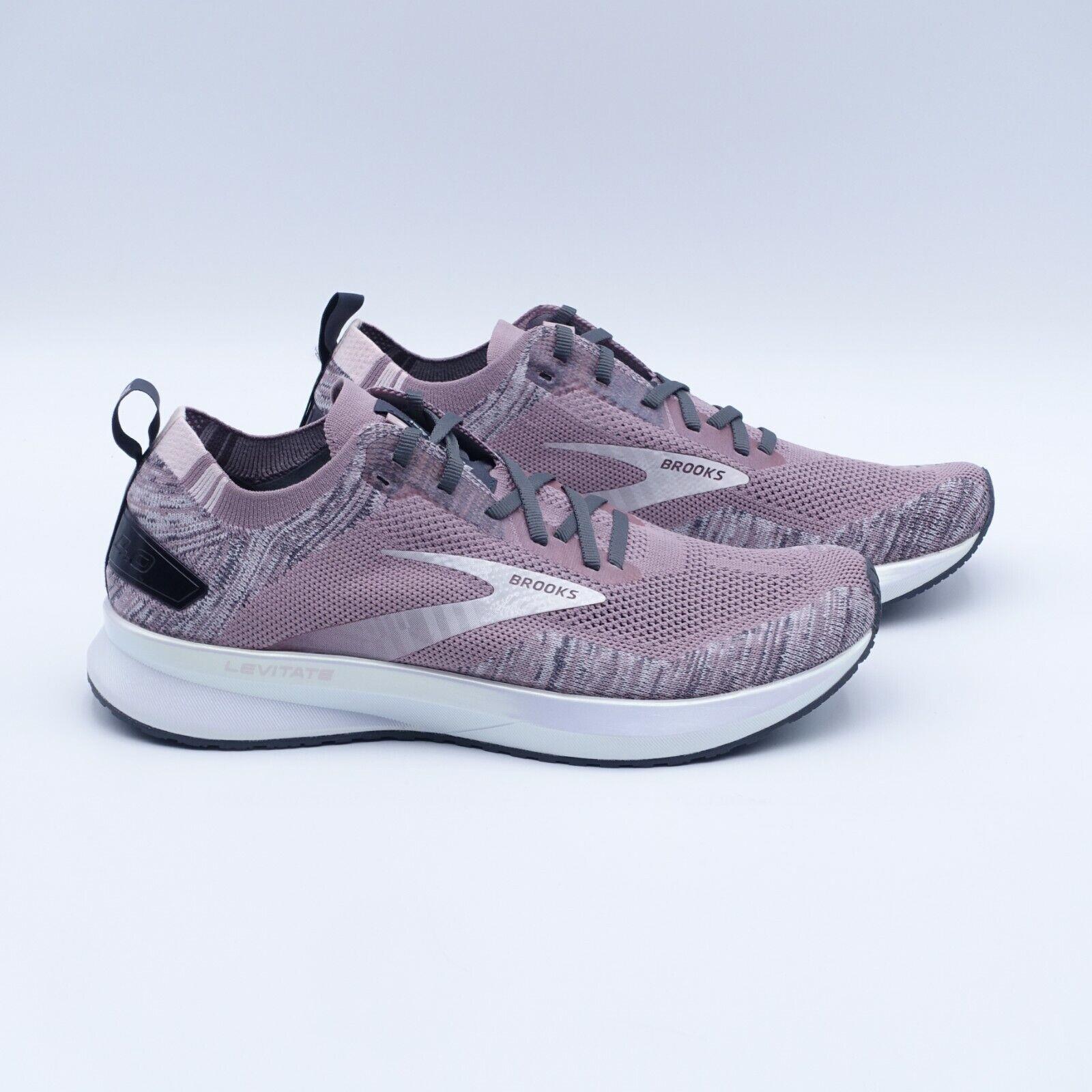 Size 5.5 Women`s Brooks Levitate 4 Running Shoes 120335-1B-032 Blackened Pearl