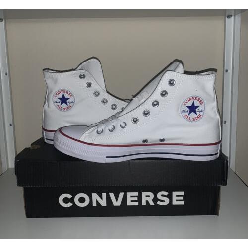 Converse All Star Chuck Taylor High Top White Shoes Mens 7.5 Womens 9.5