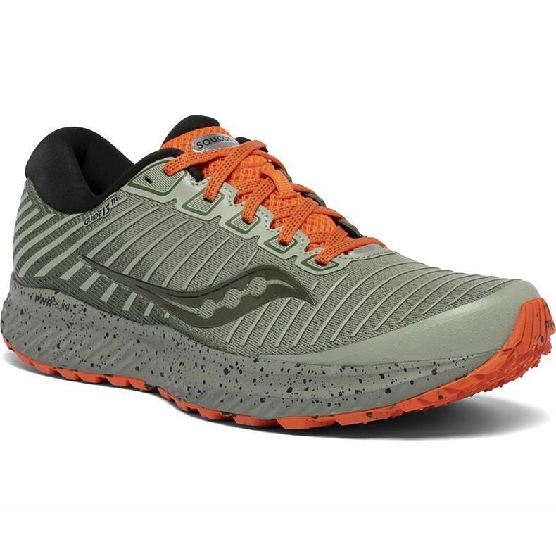 Saucony Men`s Guide 13 TR Trail Running Shoes Desert/orange Size 12.5