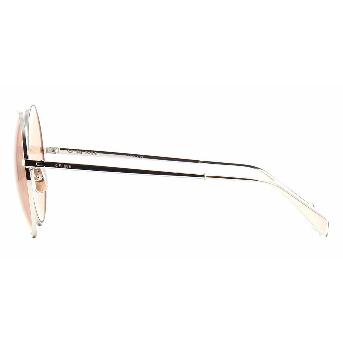 Celine Paris Oversized Round CL40076U 16E Silver Sunglasses ...