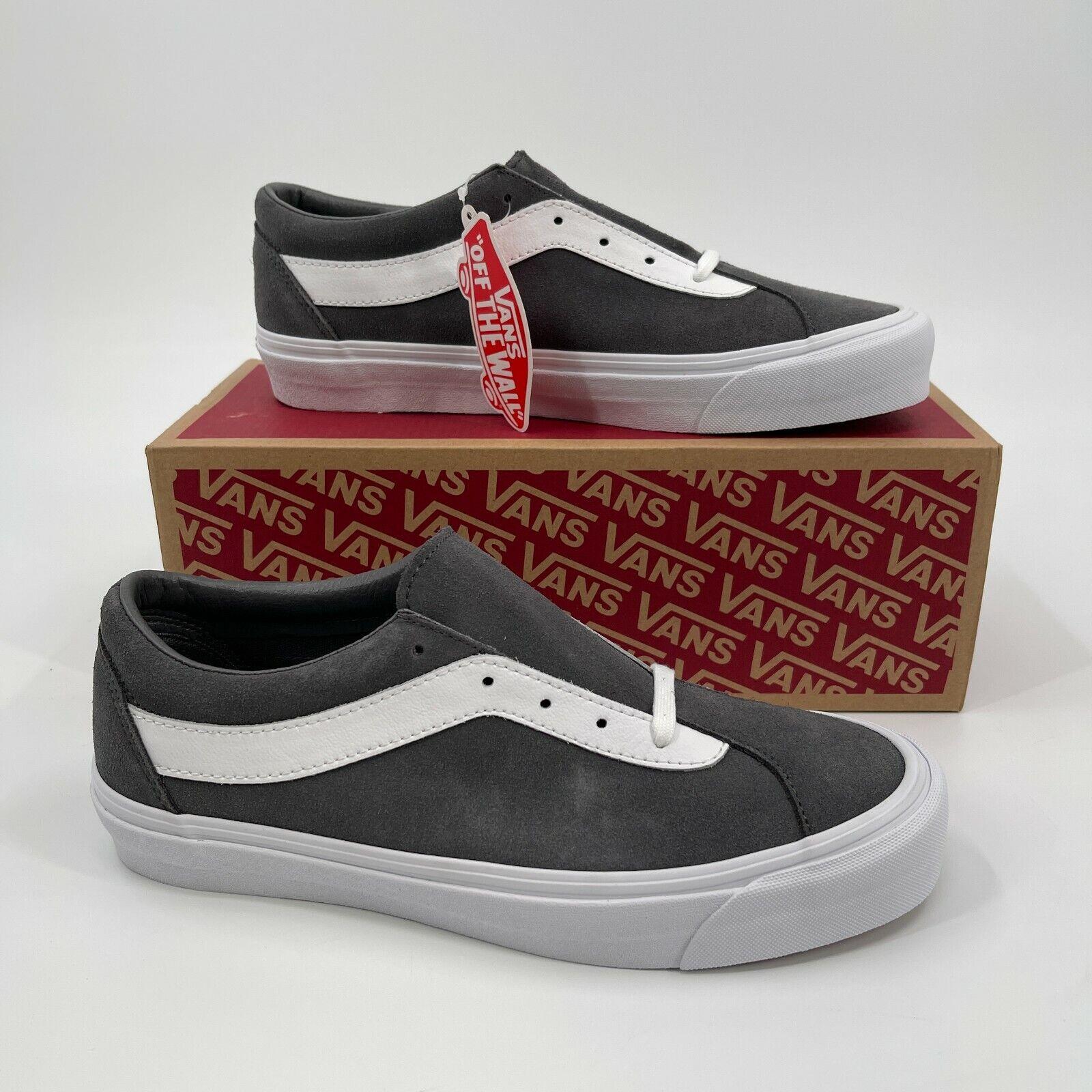 Vans Bold Ni Gray Suede Skate Shoes Sneakers Size Mens 9.5 Womens 11 Ultracush