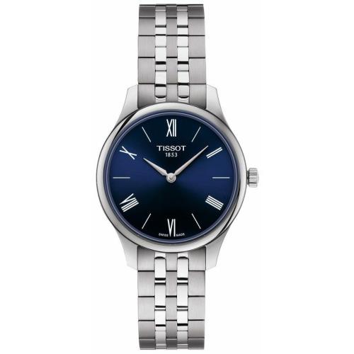 Tissot T-classic Tradition 5.5 Lady Stainless Blue Dial Watch T063.209.11.048.00