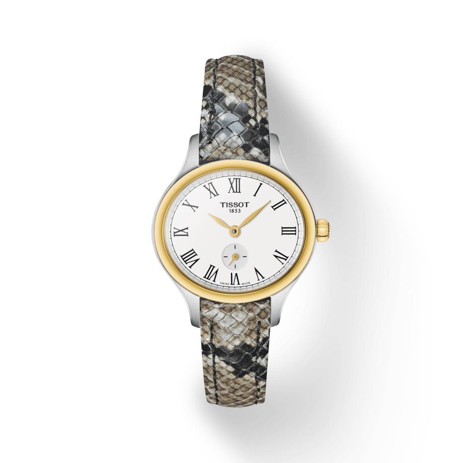 Tissot Bella Ora Piccola Oval Case Python Strap Ladies Watch T103.110.26.033.00