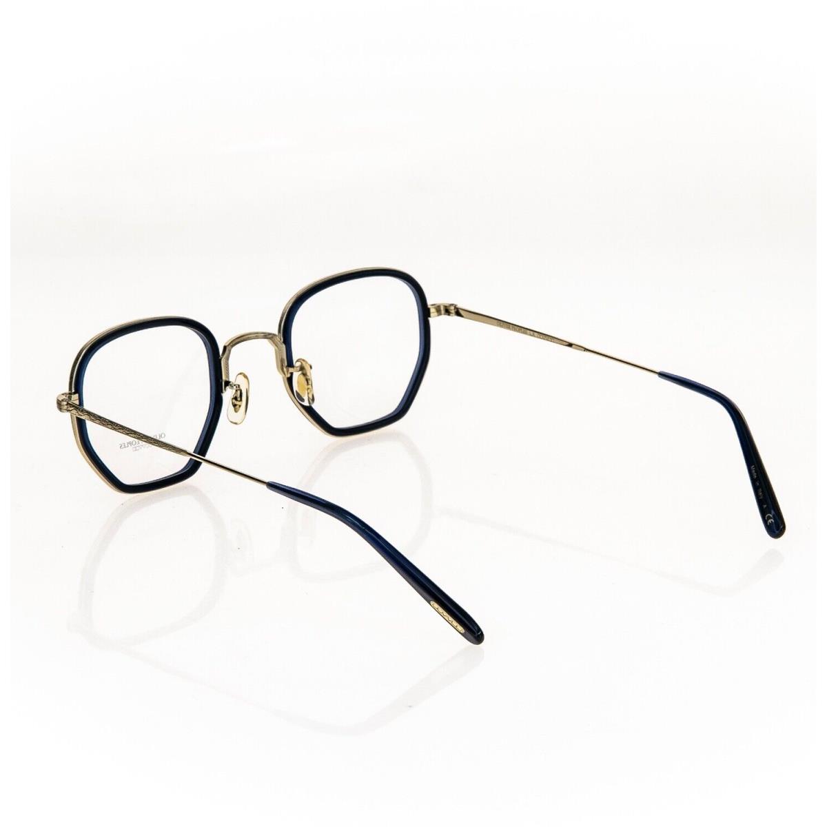 Oliver Peoples OP-40 30TH OV1234 Denim Blue Gold Eyeglasses Optical Frame  1234 | 056837788222 - Oliver Peoples eyeglasses - Blue Frame | Fash Direct