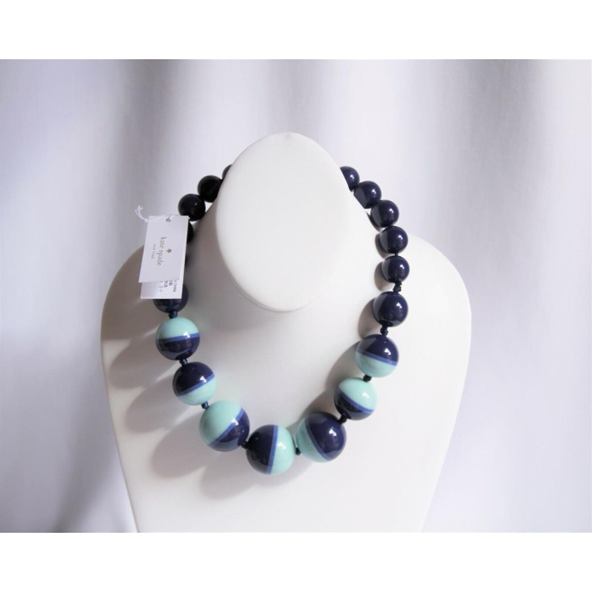 New Kate Spade Blue Bowery Ball Necklace - Kate Spade jewelry -  081780668604 | Fash Brands