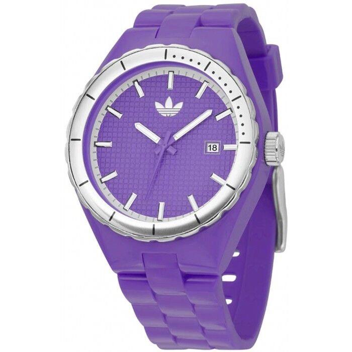 Adidas Med Purple+silver Watch+date Cambridge ADH2040