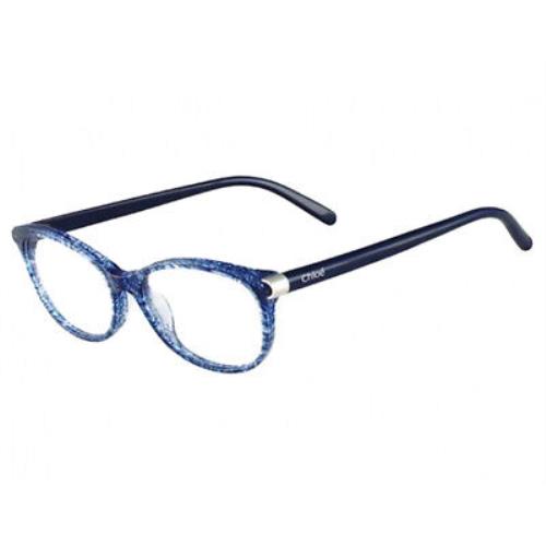 Chloé Chloe CE2614-423-5217 Blue Marble Eyeglasses