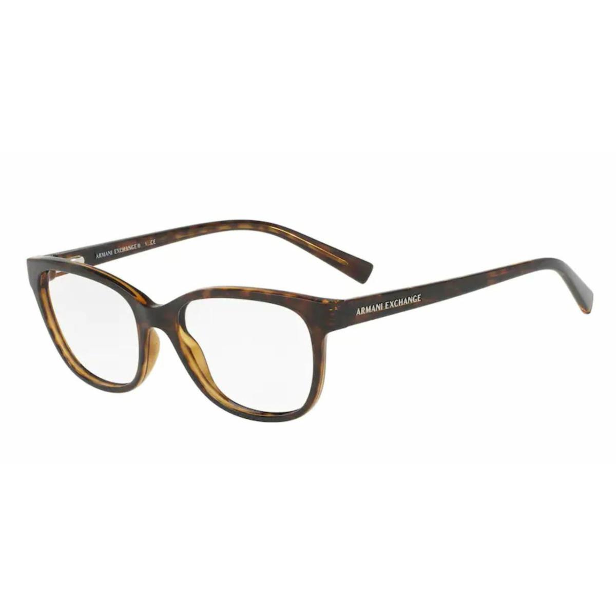 Armani Exchange AX3037 8037 Havana Cat Eye Women`s 53 mm Eyeglasses