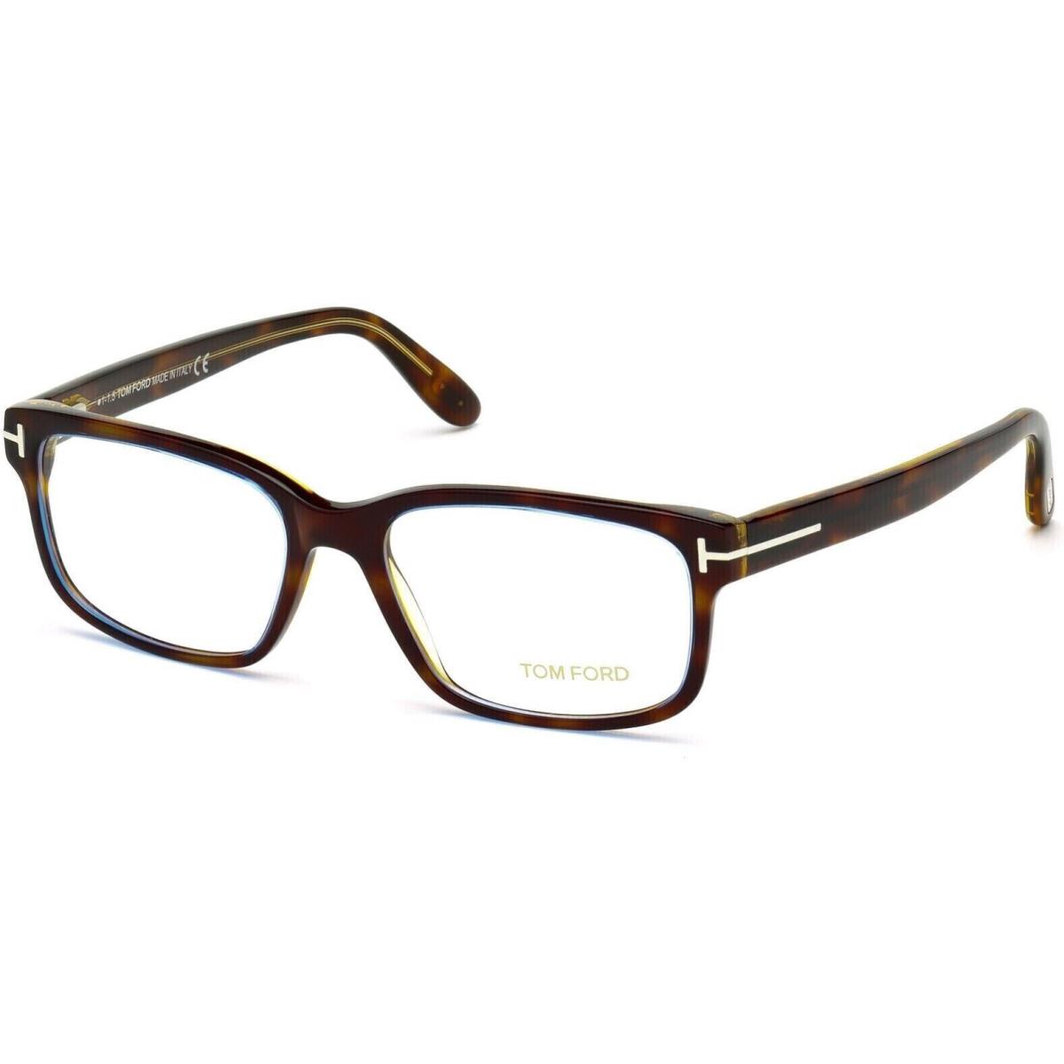 Tom Ford Men`s Eyeglasses FT5313 055 Havana and Blue 55mm