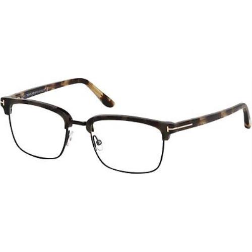 Tom Ford FT5504 Eyeglass Frames - Havana Frame 54 mm Lens Diameter FT550454056