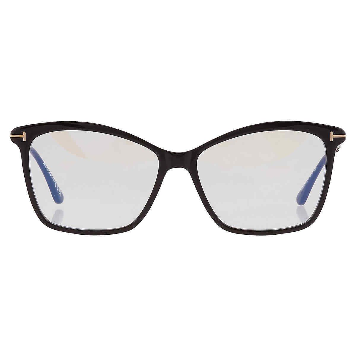 Tom Ford Blue Light Block Cat Eye Ladies Eyeglasses FT5687-B 001 56