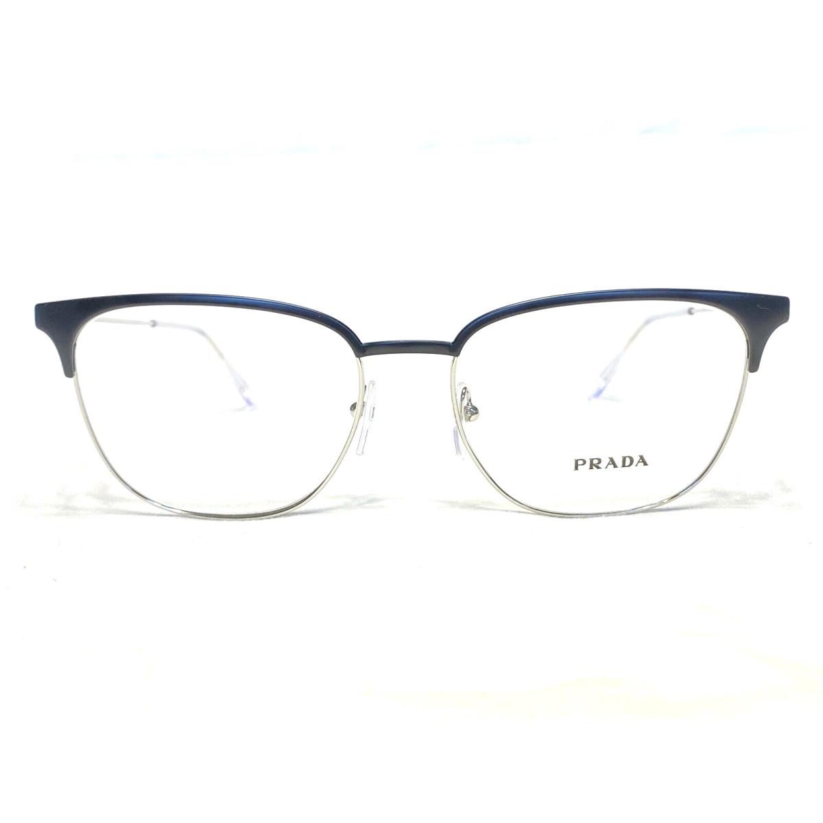 Prada VPR59U 1BO-1O1 Women`s Modern Black/silver Eyeglasses Frames 55/17 150