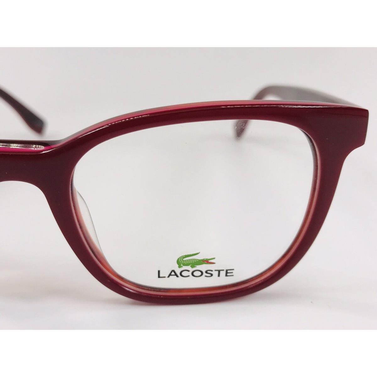 Lacoste eyeglasses  - 615 , Red Frame 6