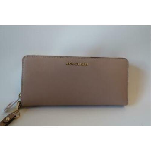 nude michael kors wallet