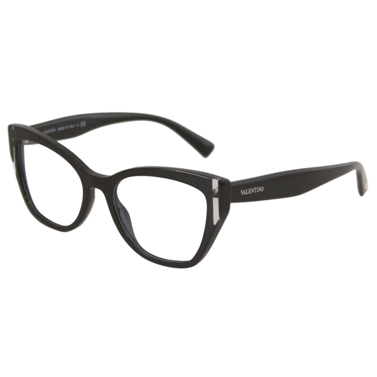 Valentino Women`s Eyeglasses VA3029 VA/3029 5001 Black Optical Frame 53mm